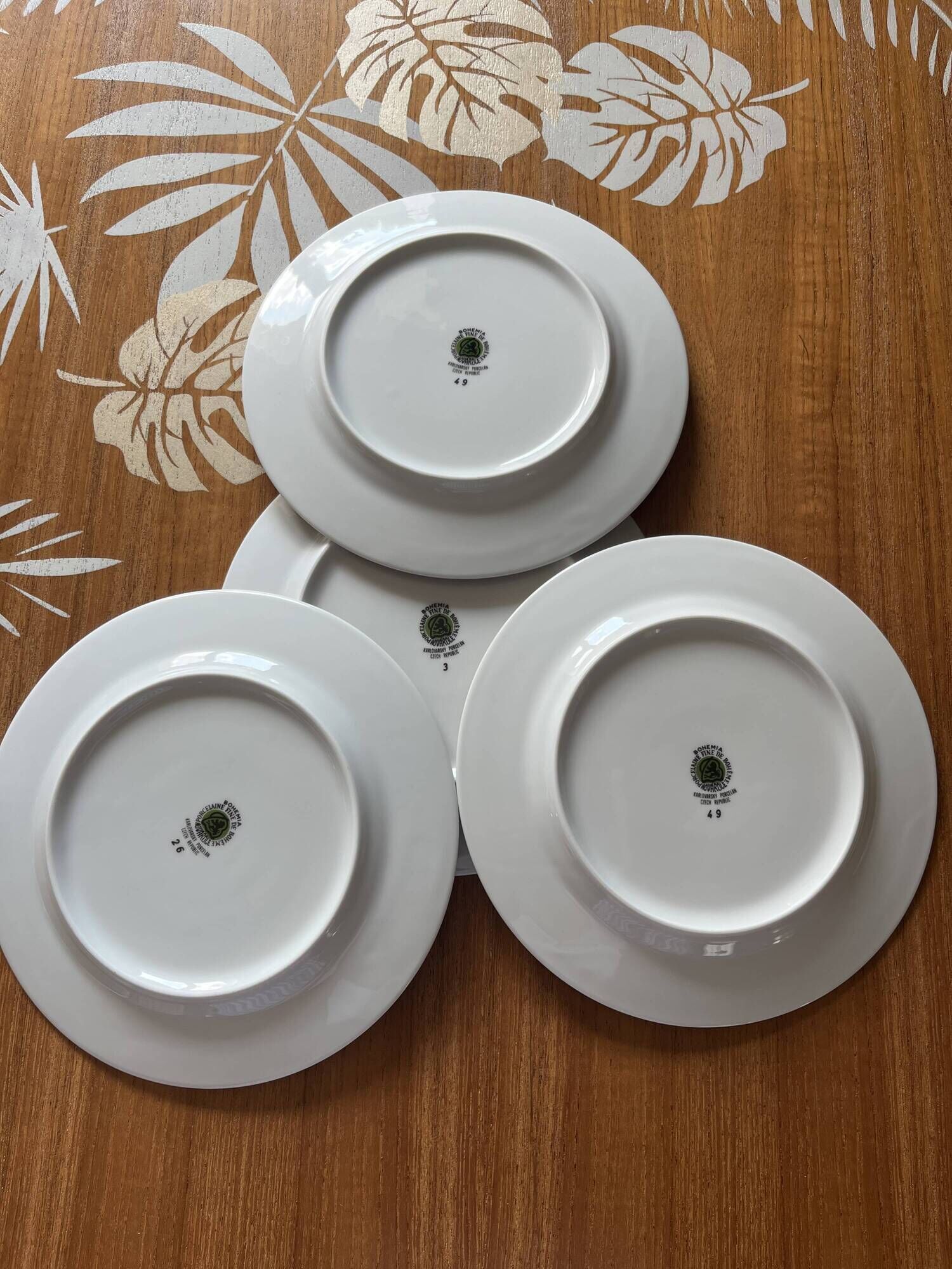 Service of 12 fine porcelain pieces Karlovy Vary Porcelain
