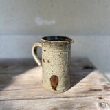 Pyrite stoneware pitcher Guy Roland Marcy