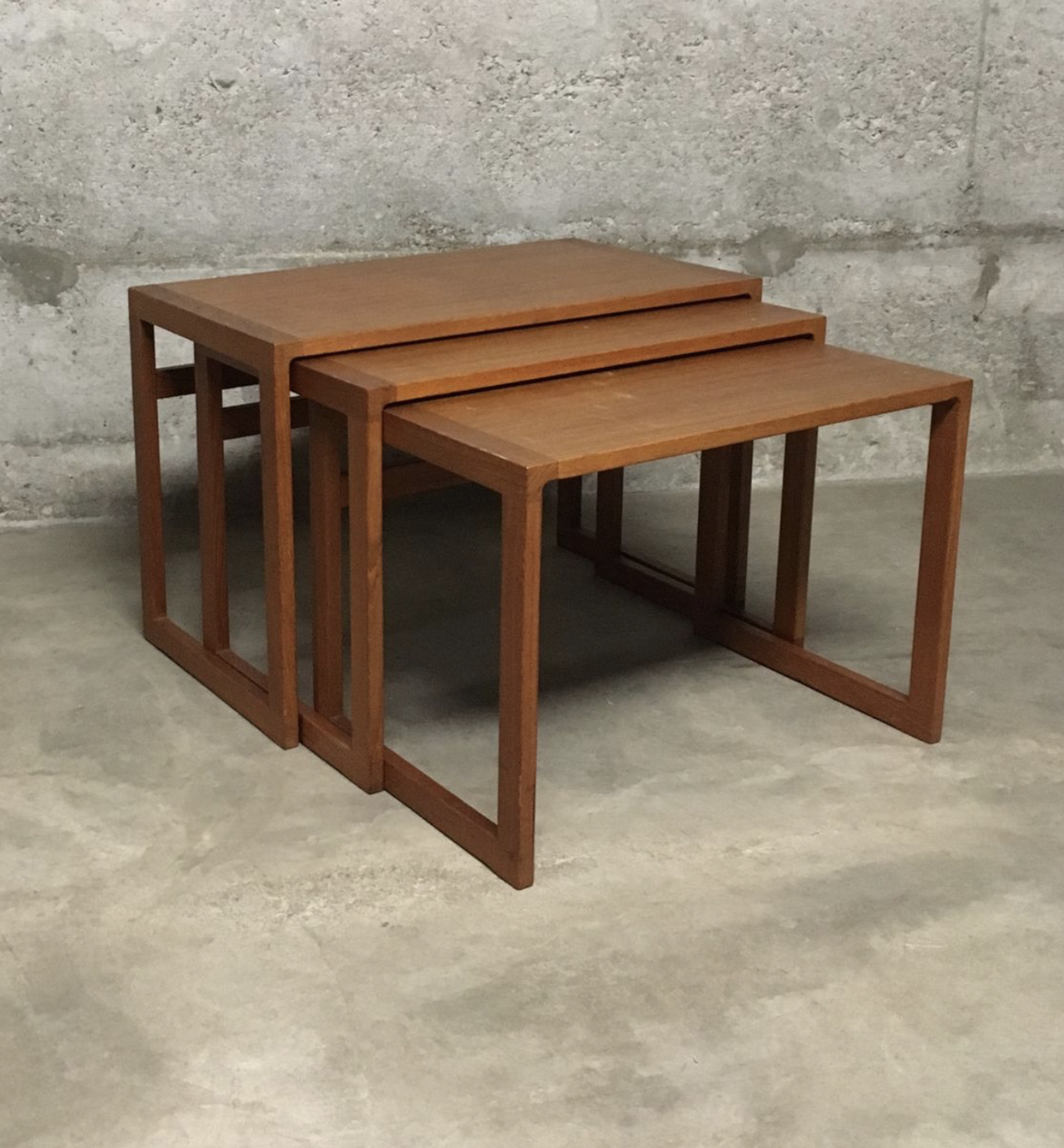 Pull out tables by Kai Kristiansen, 1960s