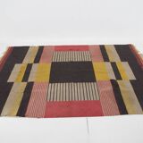 Rare Geometric Carpet by Antonin Kybal, 1948s