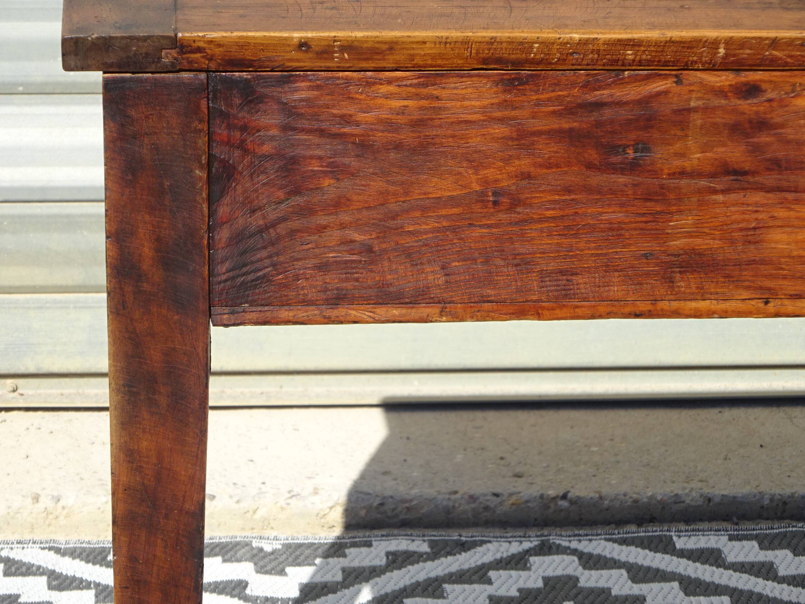 Small vintage desk with storage.