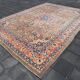 Large Antique Persian Carpet 300x397 cm, Medallion and Floral Patterns