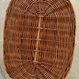Wicker laundry basket