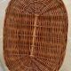 Wicker laundry basket
