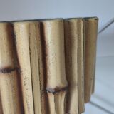 Pol Chambost ceramic vase in bamboo style