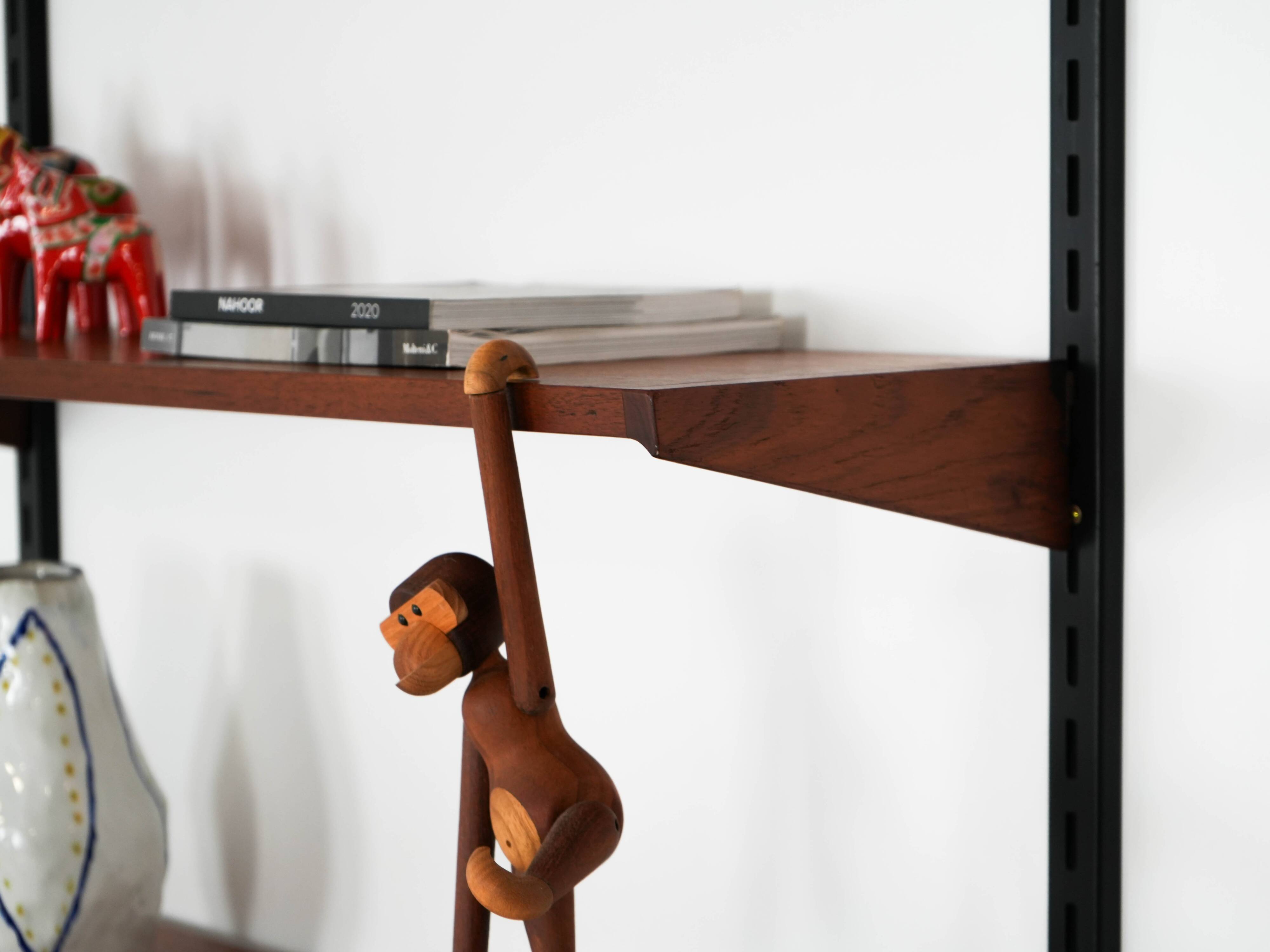 Teak modular shelving unit, Danish design, 1960s, designer: Kai Kristiansen