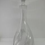 Chiseled crystal decanter