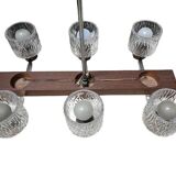Art Deco light fixture composed of six lights