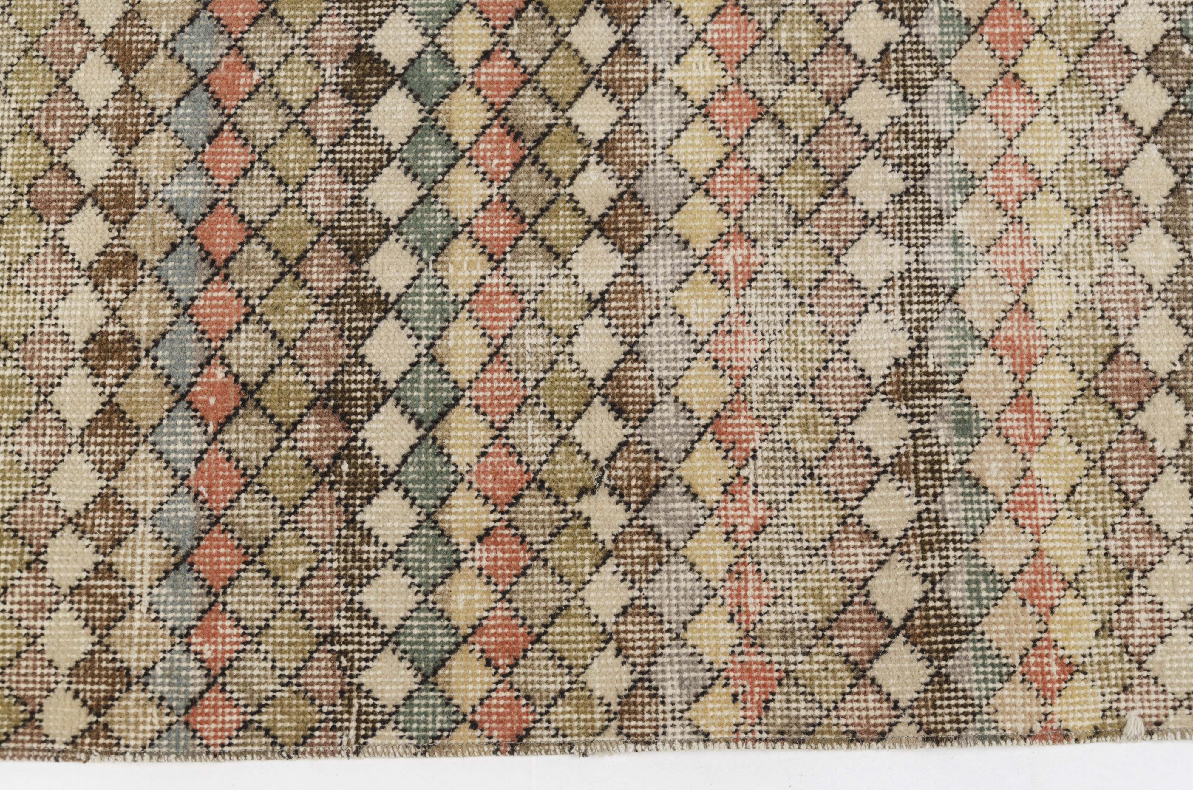 Vintage Handknotted Hallway Runner sku 1055