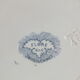 6 flat plates Sarreguemines U&C Flore - blue