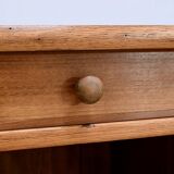 All-Faced Oak Commercial Desk - 1900