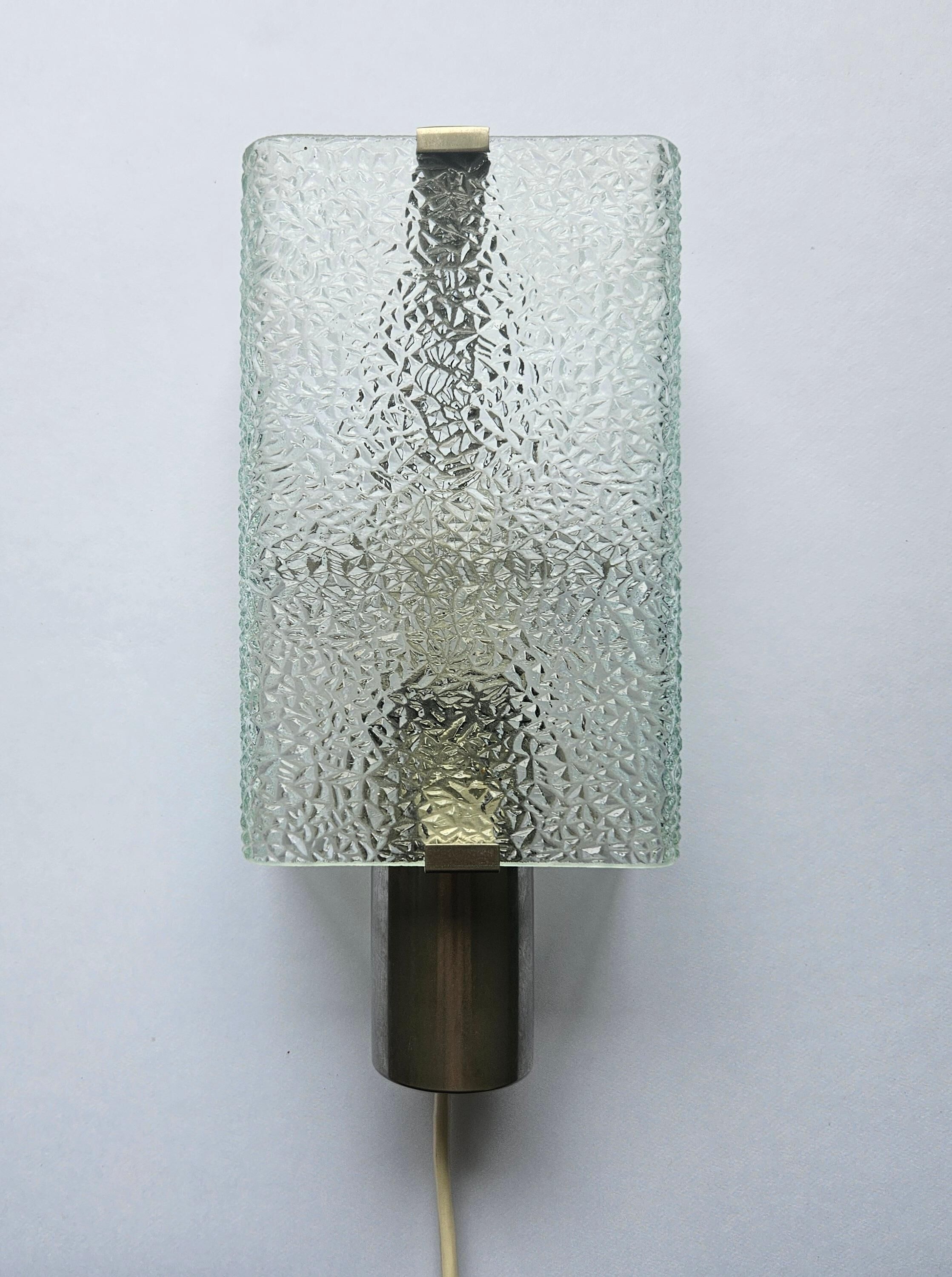 Rare Mid-Century Wall Lamp in the Style of Kalmar, Germany, 1970s