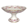 Compote dish on pedestal / fruit bowl in Limoges porcelain with floral garlands and ribbons | “Vieux Bernardaud” D&C (Delinières & Cie) | late 19th century