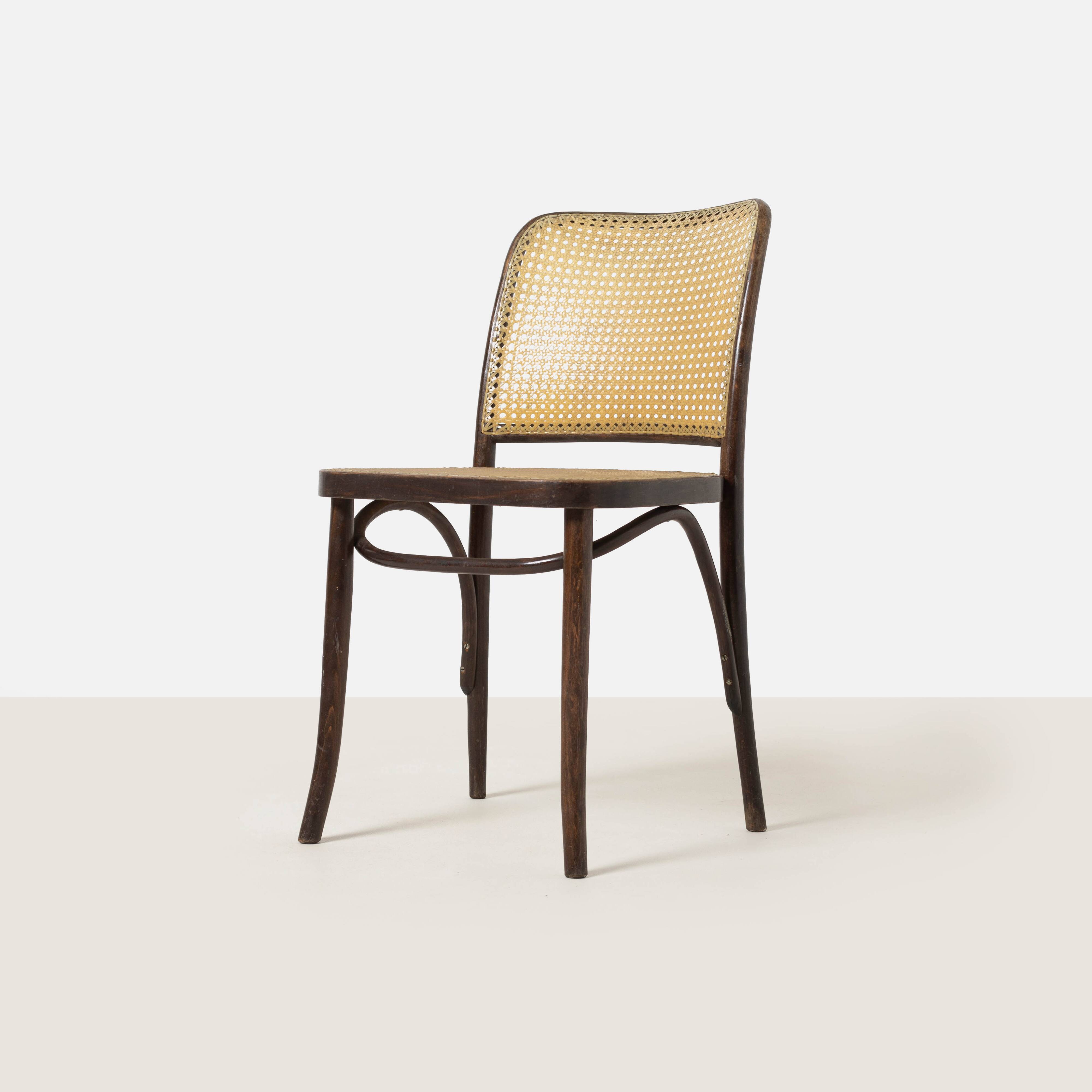 Set of 4 model 811 dining chairs by Josef Hoffmann, Poland, circa 1980