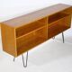 Teak Hairpin shelf sideboard from WK Möbel