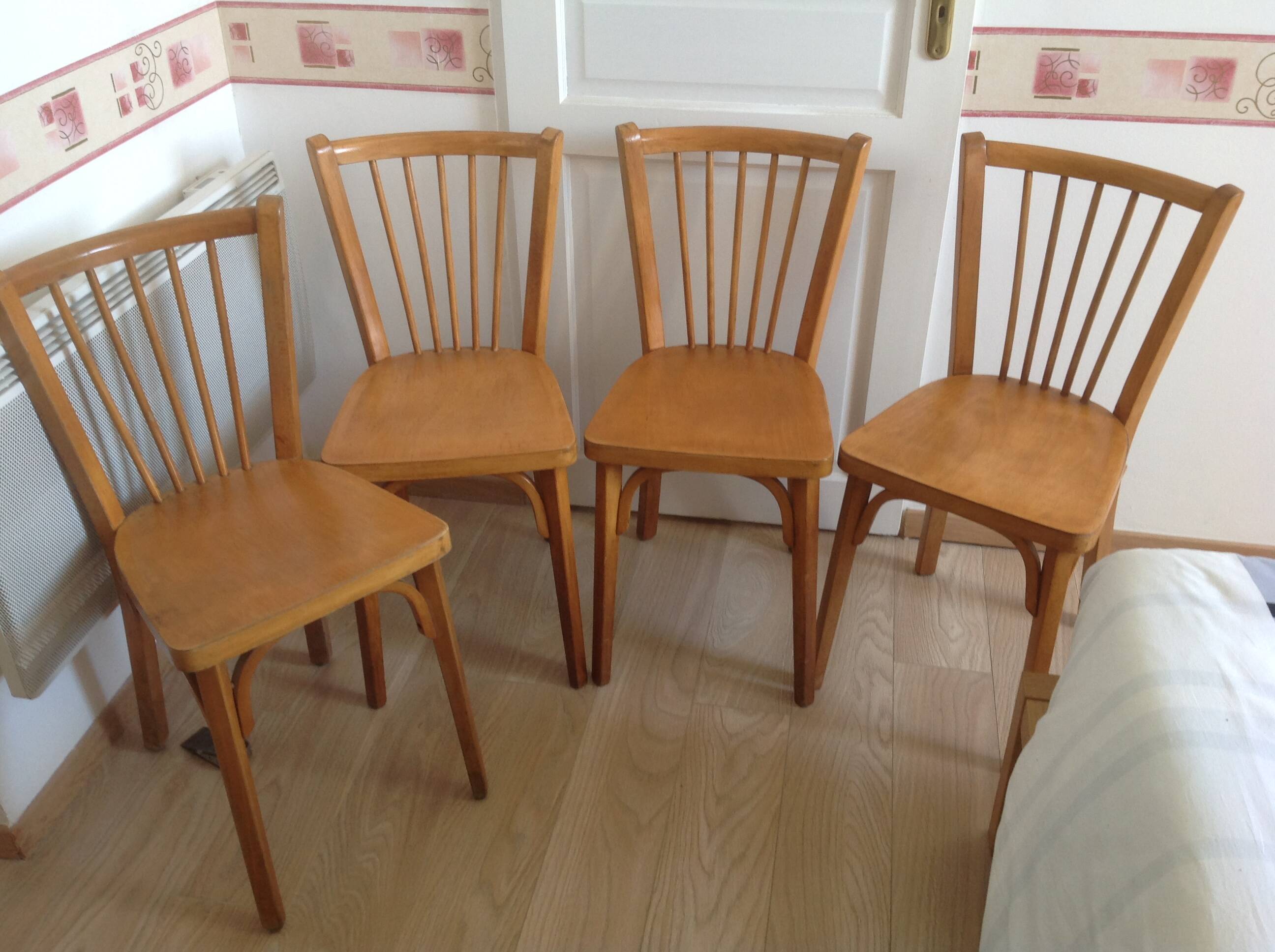 4 vintage Baumann chairs