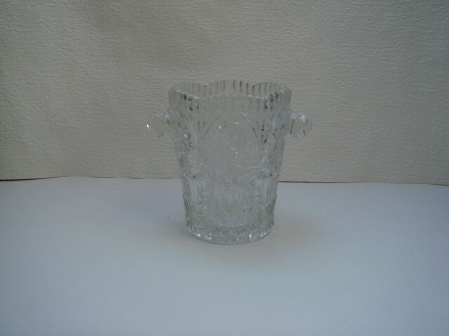 Bucket has ice crystal