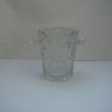 Bucket has ice crystal