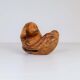 Organic birch wood bowl of Swedish folk art, from the 1960s.