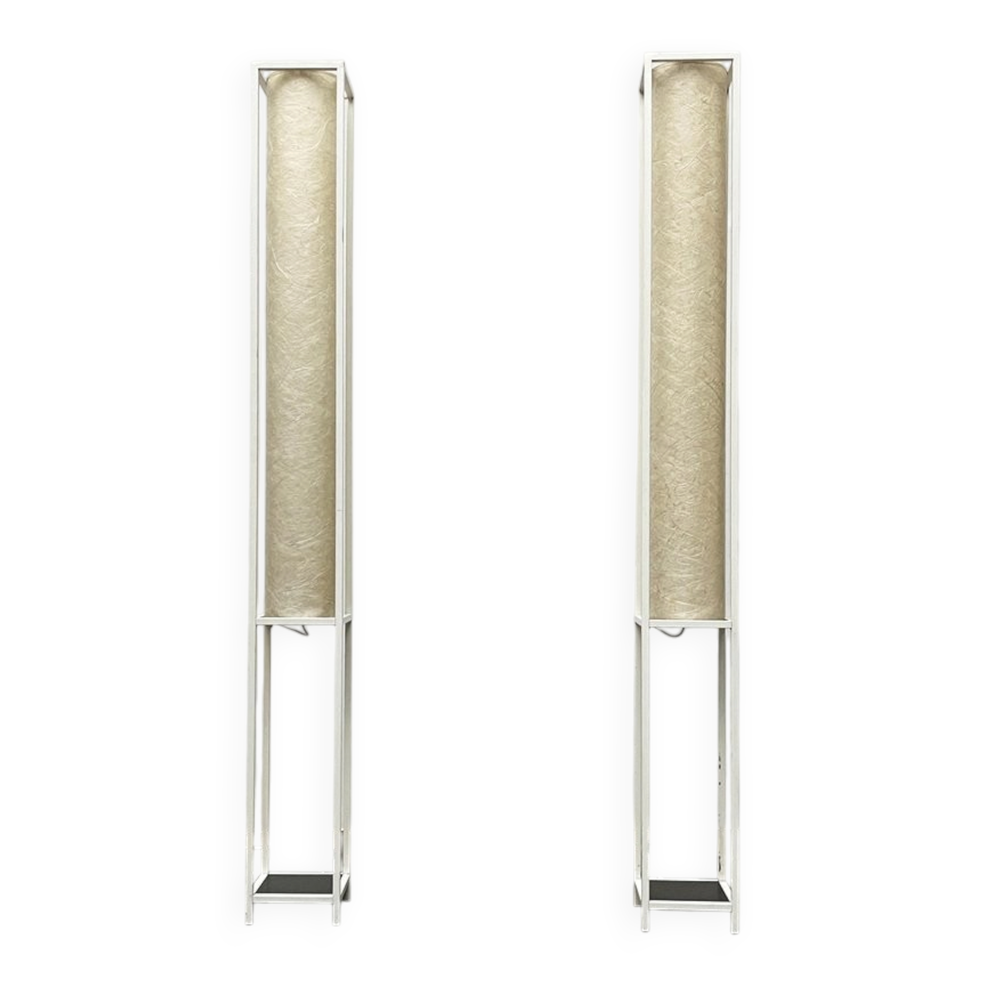 Mid-century modern minimalist floor lamps, Germany, 1960s, set of 2.