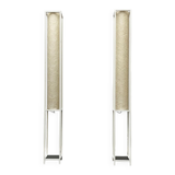 Mid-century modern minimalist floor lamps, Germany, 1960s, set of 2.