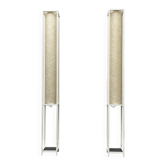 Mid-century modern minimalist floor lamps, Germany, 1960s, set of 2.