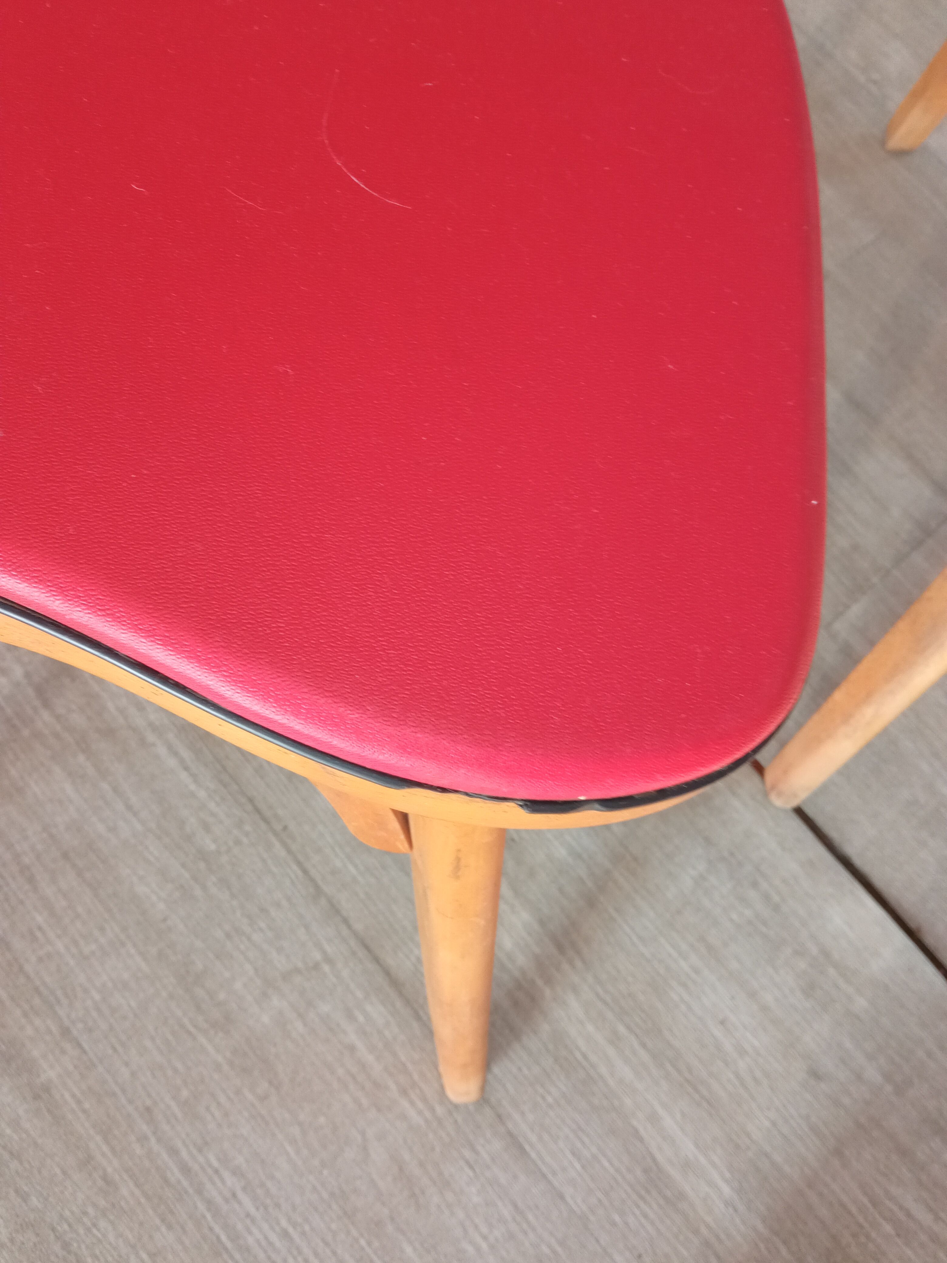 4 Baumann heart chairs