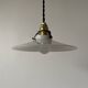 Petite suspension opaline ancienne