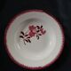 8 mismatched antique deep plates