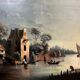 19th century Dutch School: Very important oil painting on canvas circa 1880