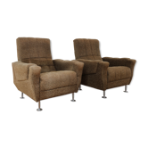 Pair of art deco armchairs