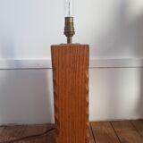 Wooden lamp foot