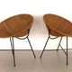 Mid Century Rattan Lounge Chairs, 1970s, Set of 2