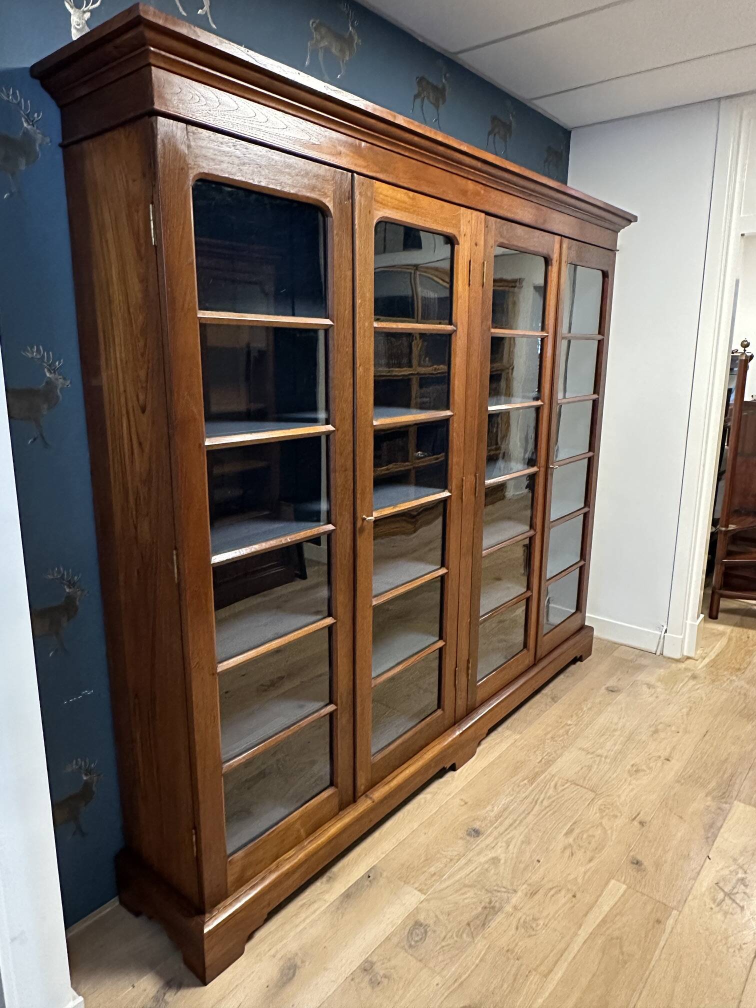 Large antique bookcase