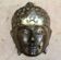 Masque de Bouddha en bois à suspendre