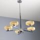 Art Deco chandelier, Bauhaus influence, 1930s