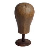 Former wooden milliner's head, 1900