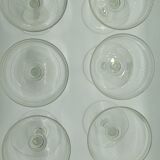 Set of 6 glasses in Champagne