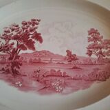 Plat ovale en porcelaine Segovia