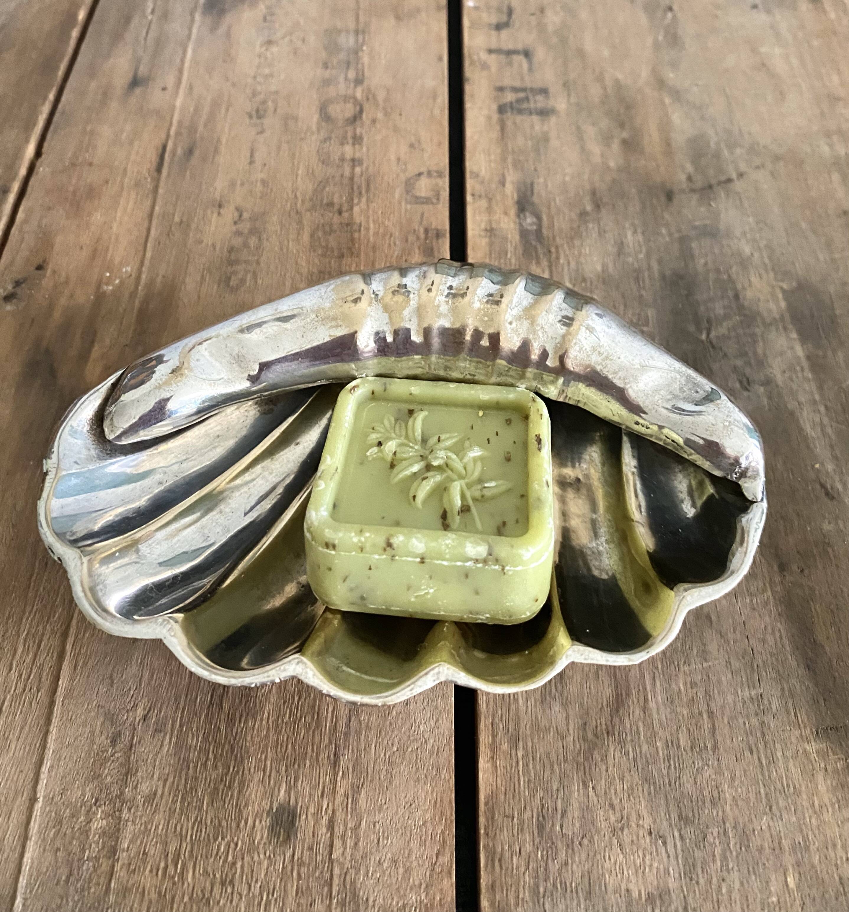 Silver metal pocket empty