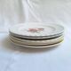 Vintage yellow and pink dinner plates