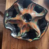 5 assiettes à huîtres Vallauris