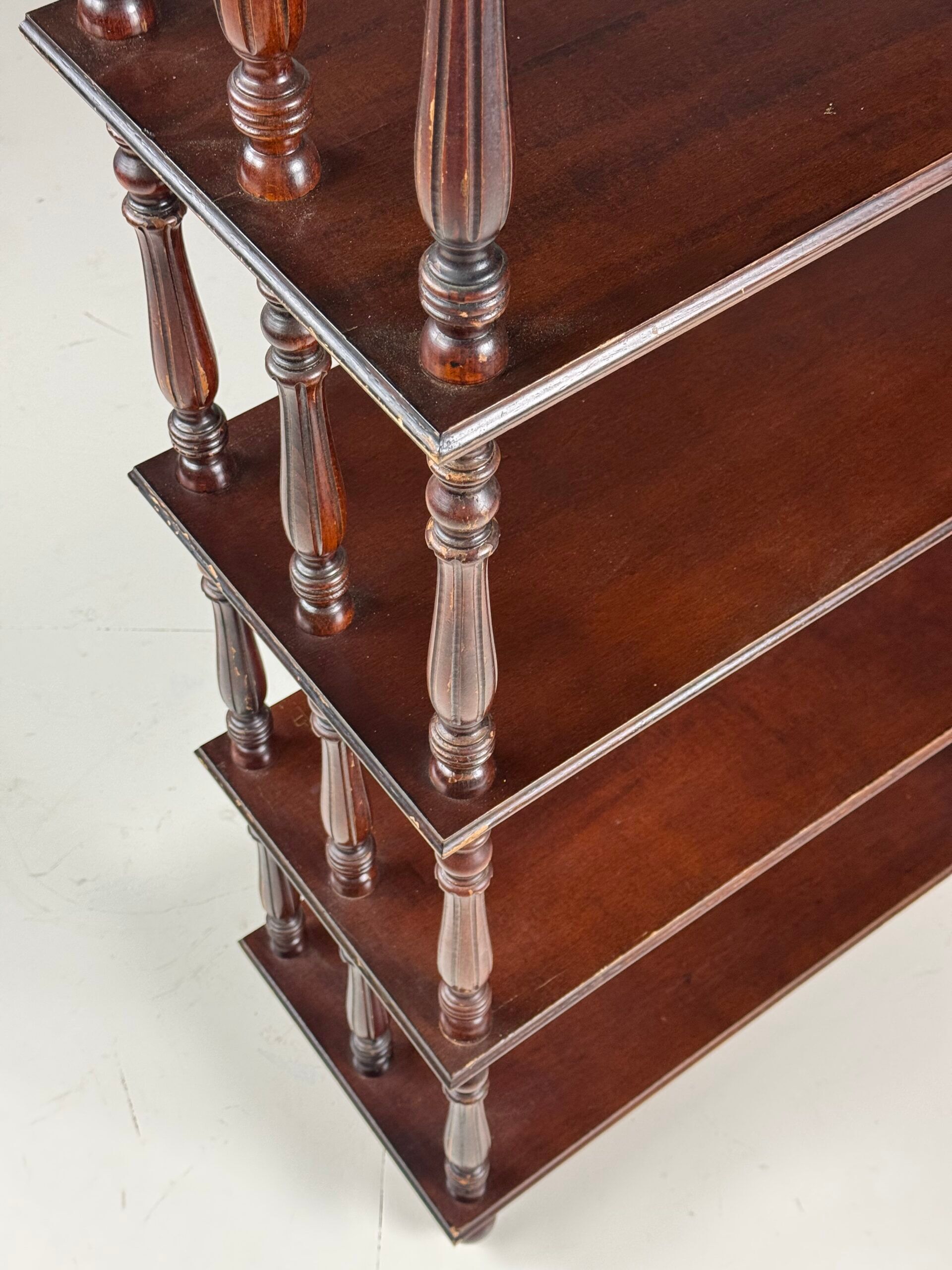 French mahogany étagère