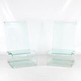 Pair of altuglass chairs