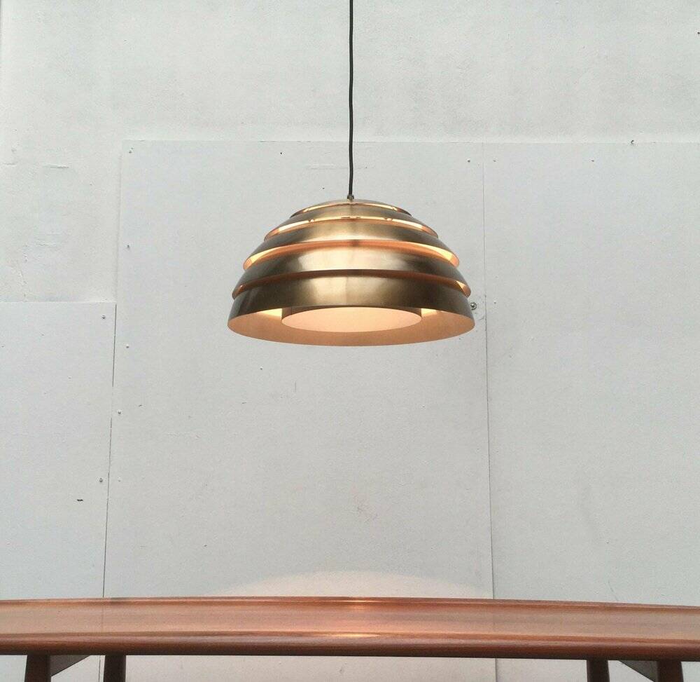 Mid-century dome pendant lamp by Hans-Agne Jakobsson for Hans-Agne Jakobsson Ab Markaryd, 1960s.