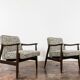 Fauteuils GFM-87 du milieu du siècle par J. Kędziorek, GFM, Pologne, années 1960, lot de 2