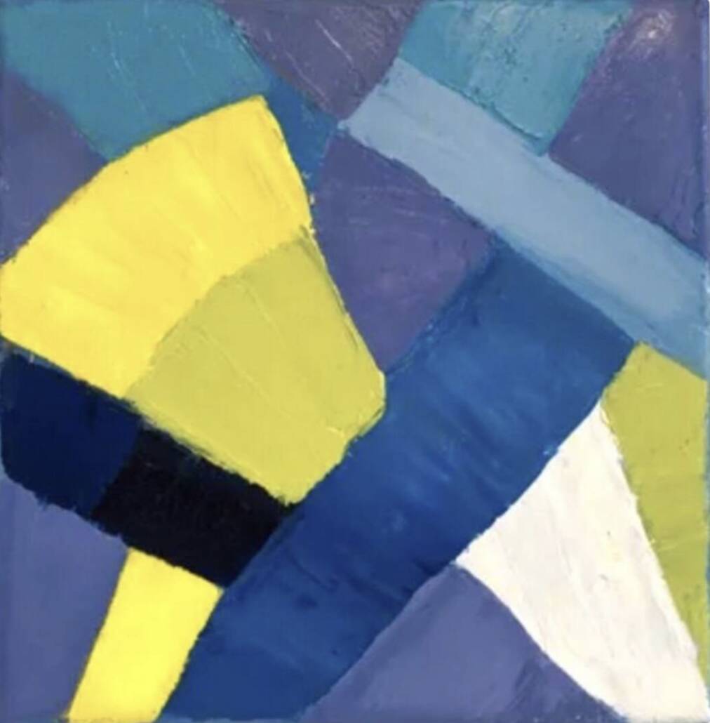 Oil painting with knife