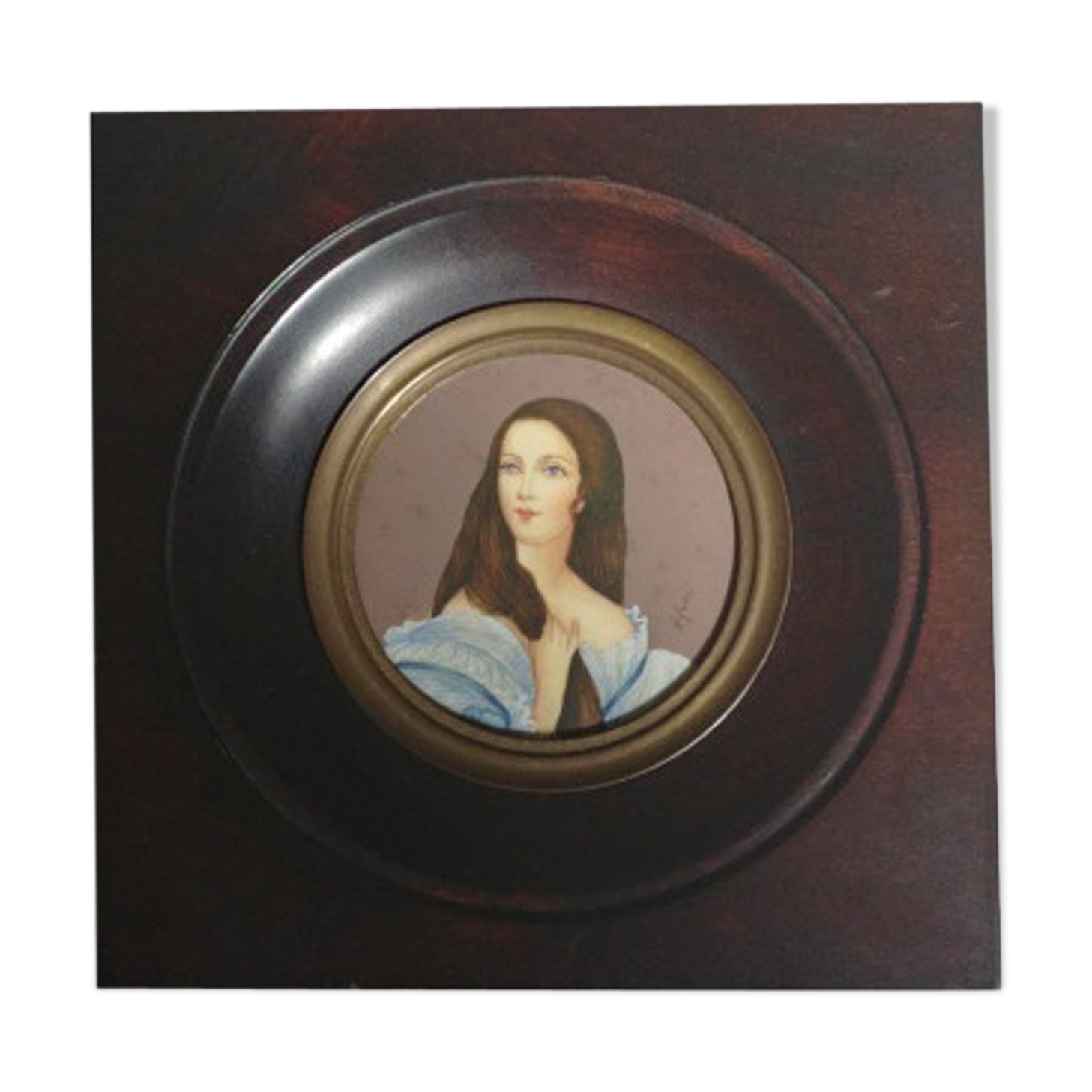Portrait miniature Mme Korsakov