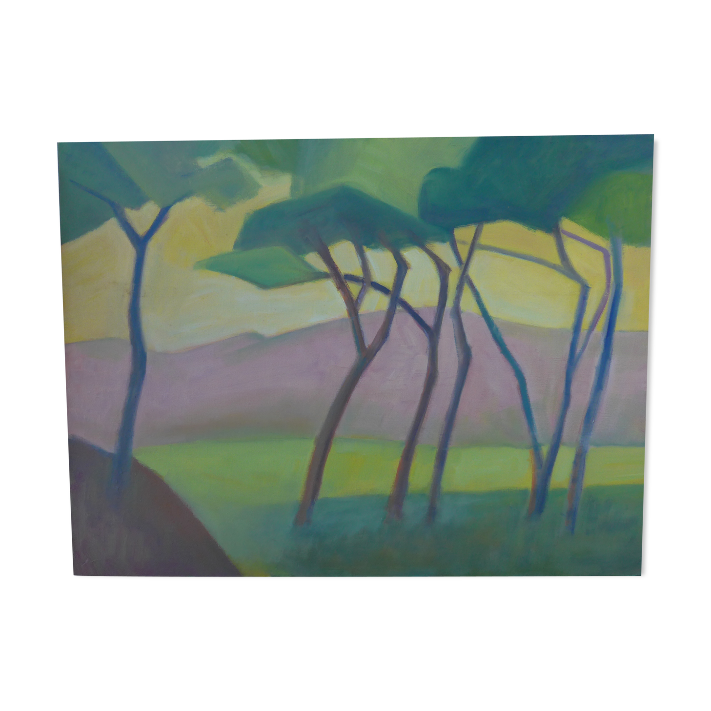 Canvas depicting the pines of St. Marguerite