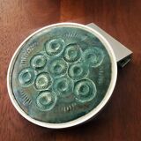 Ceramic and aluminum door handle, France 1970